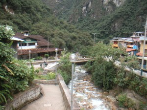 View of Machu Picchu Pueblo View of Machu Picchu Pueblo